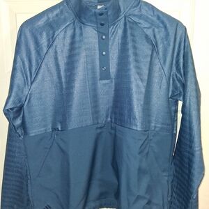 Adidas Blue Pullover Jacket